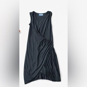 Simply Vera Vera Wang Asymmetrical Black Dress